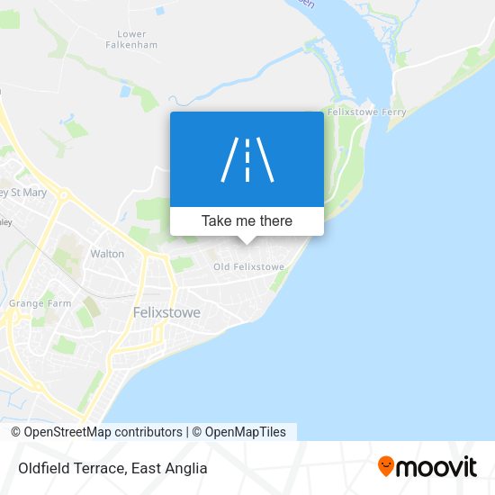 Oldfield Terrace map