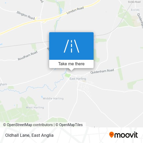 Oldhall Lane map