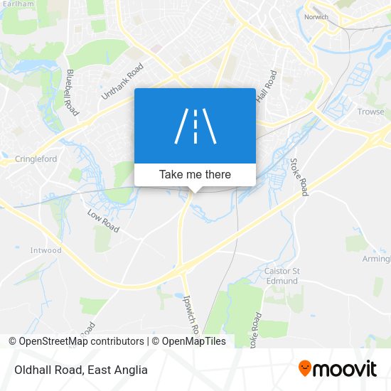 Oldhall Road map