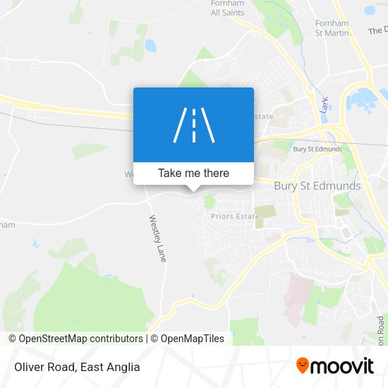Oliver Road map