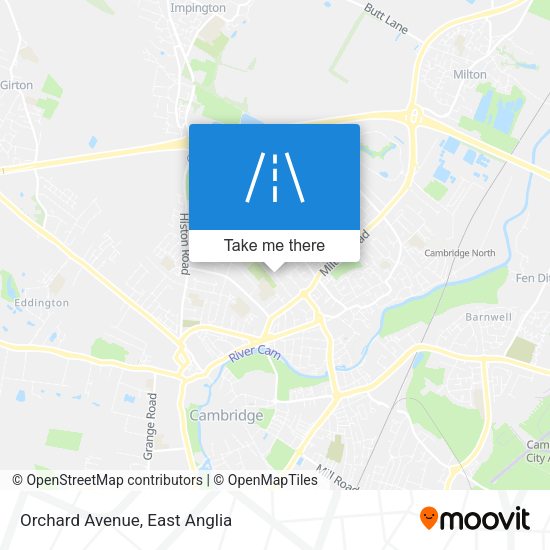 Orchard Avenue map