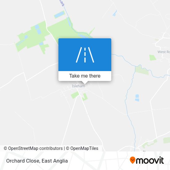 Orchard Close map