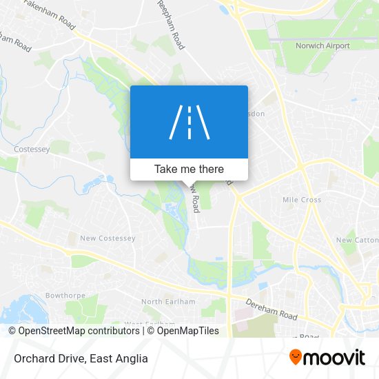 Orchard Drive map