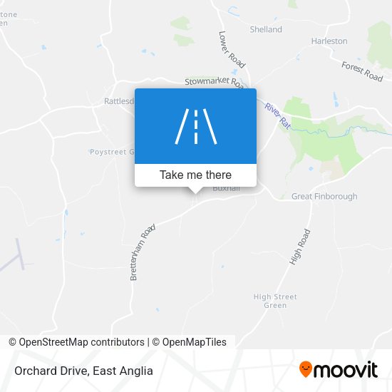 Orchard Drive map