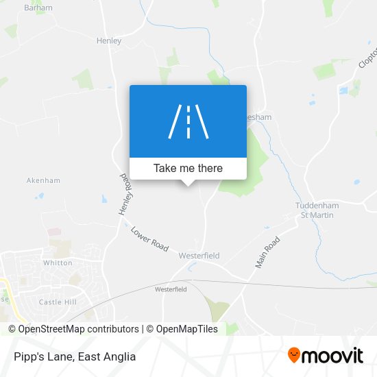 Pipp's Lane map