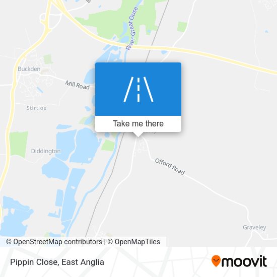 Pippin Close map