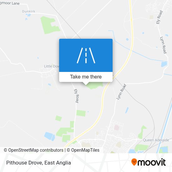 Pithouse Drove map