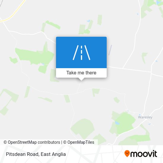 Pitsdean Road map