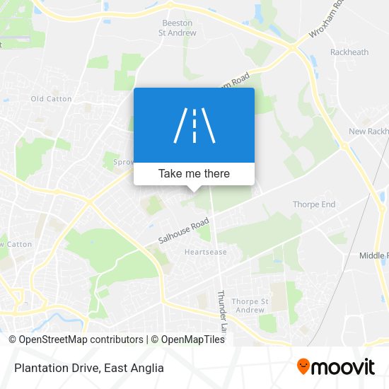 Plantation Drive map