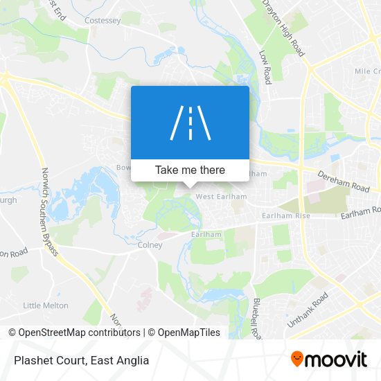 Plashet Court map