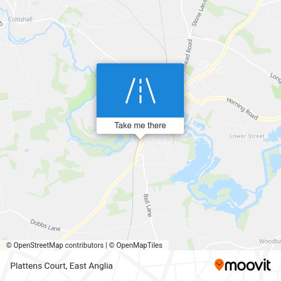 Plattens Court map