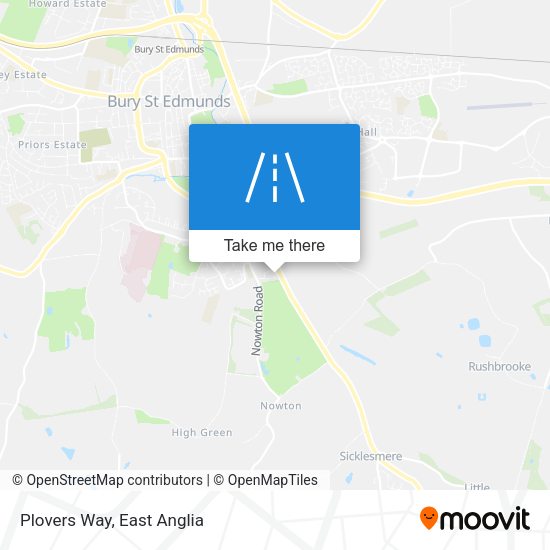 Plovers Way map