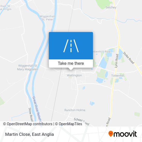 Martin Close map