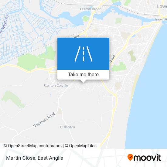 Martin Close map