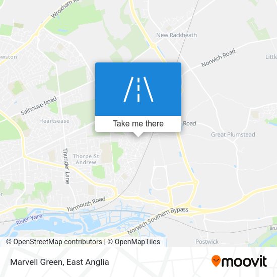 Marvell Green map