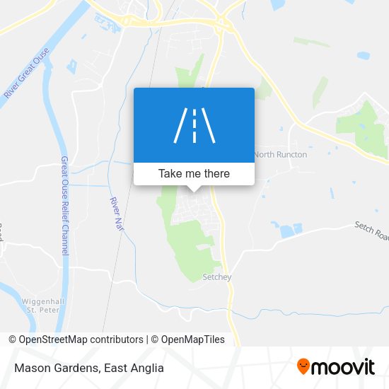Mason Gardens map
