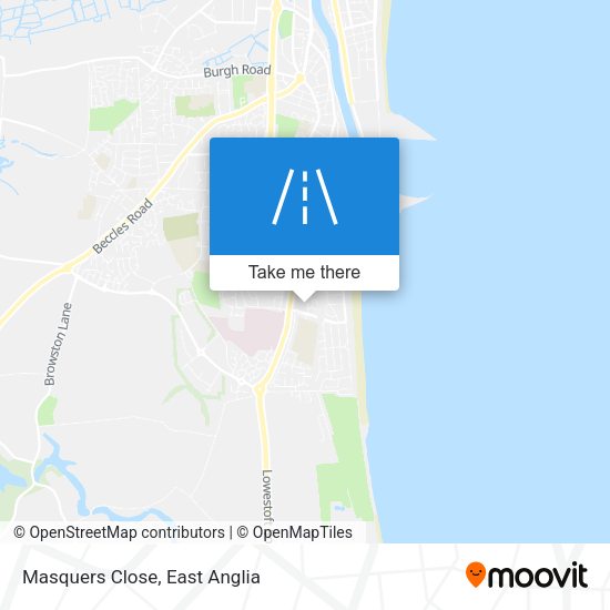 Masquers Close map