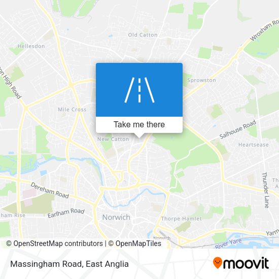 Massingham Road map