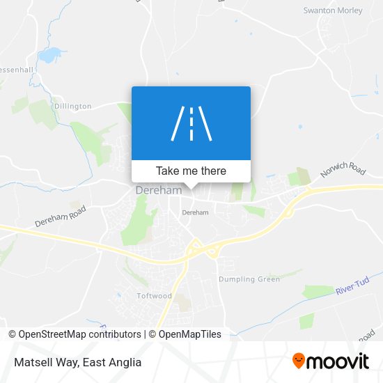 Matsell Way map