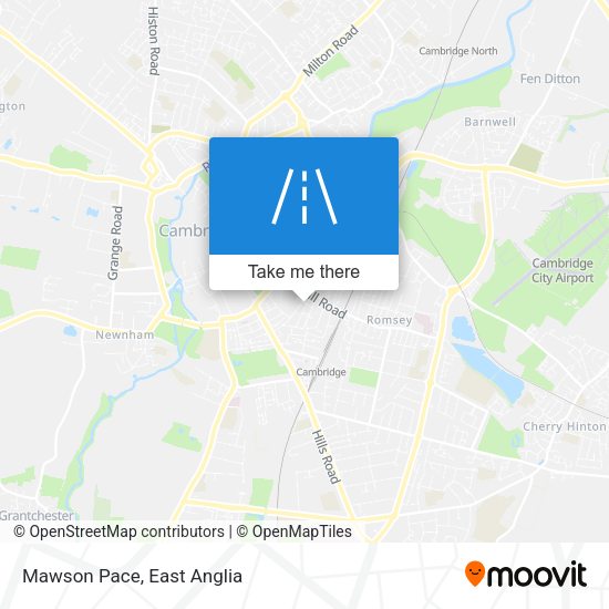 Mawson Pace map