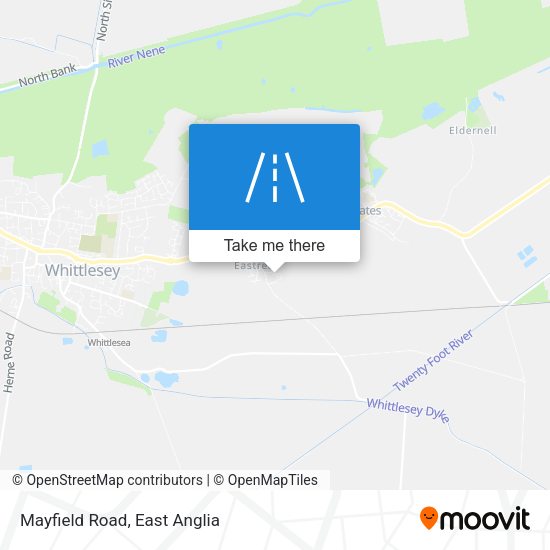 Mayfield Road map