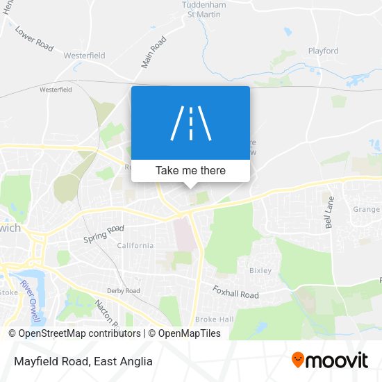 Mayfield Road map