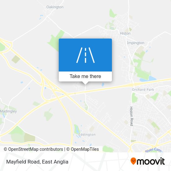 Mayfield Road map