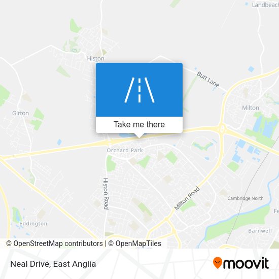 Neal Drive map