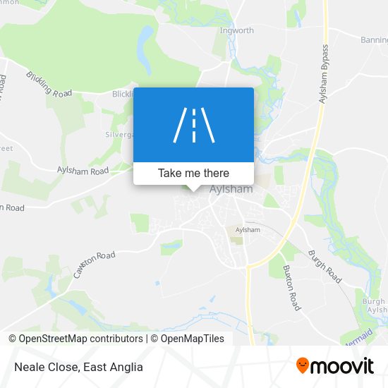 Neale Close map