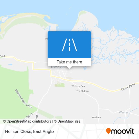 Neilsen Close map