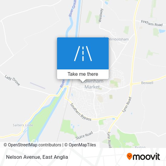 Nelson Avenue map