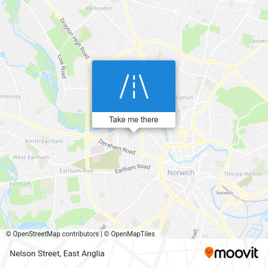 Nelson Street map