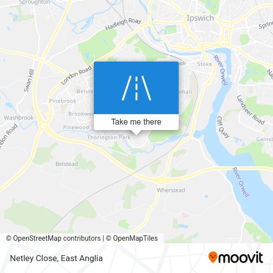 Netley Close map