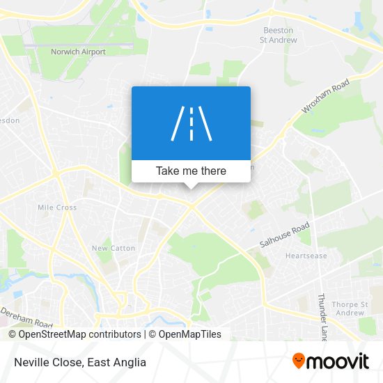Neville Close map