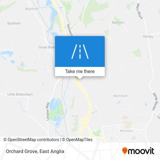 Orchard Grove map