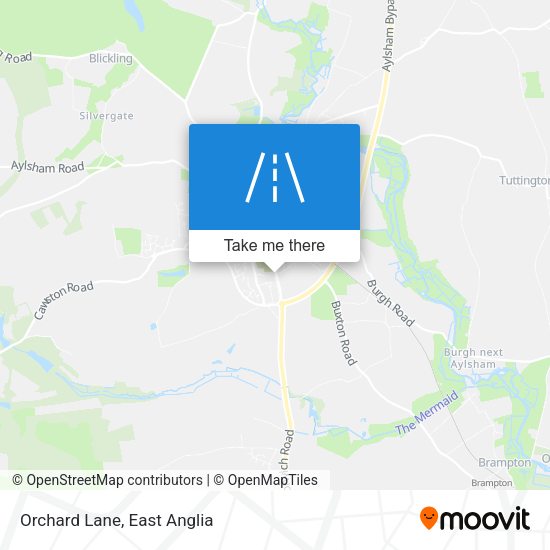 Orchard Lane map