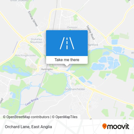Orchard Lane map