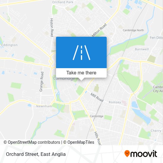Orchard Street map