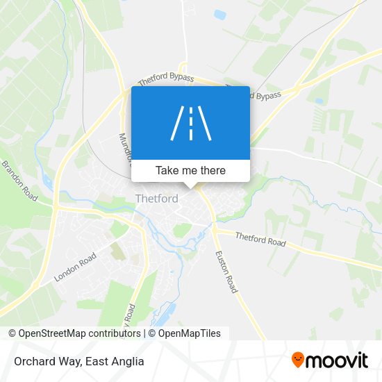 Orchard Way map