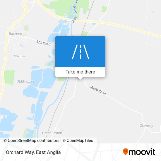 Orchard Way map
