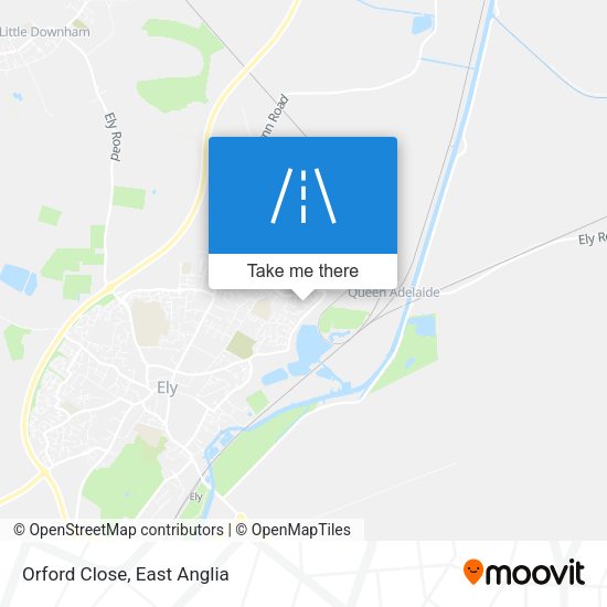Orford Close map