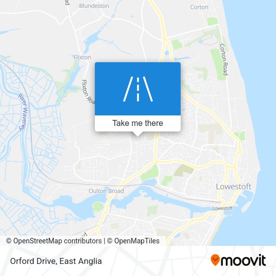 Orford Drive map
