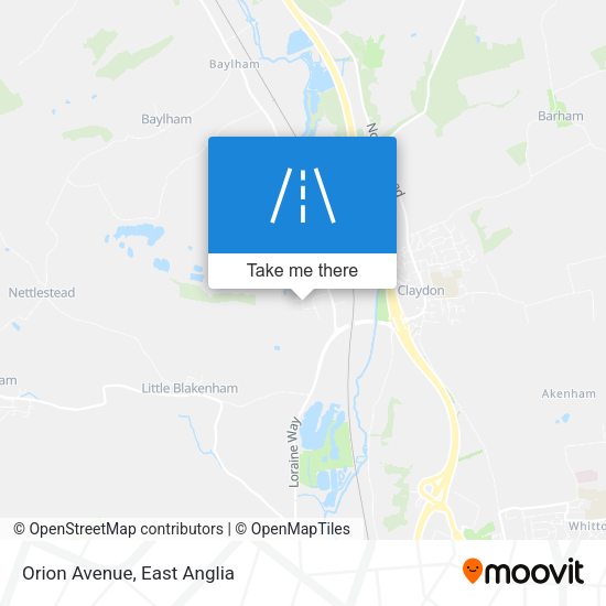 Orion Avenue map