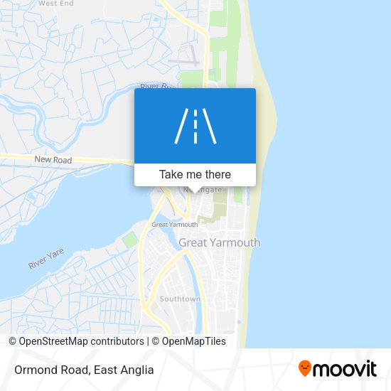 Ormond Road map