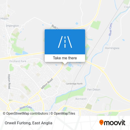 Orwell Furlong map