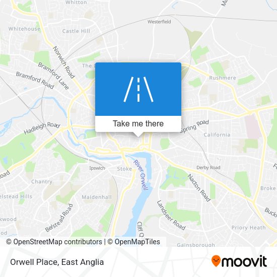 Orwell Place map