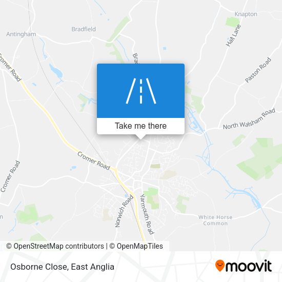 Osborne Close map