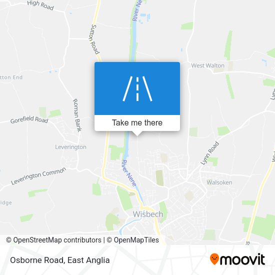 Osborne Road map