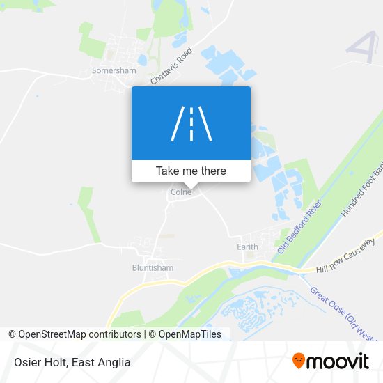 Osier Holt map