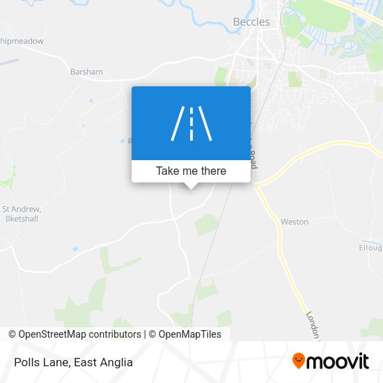 Polls Lane map